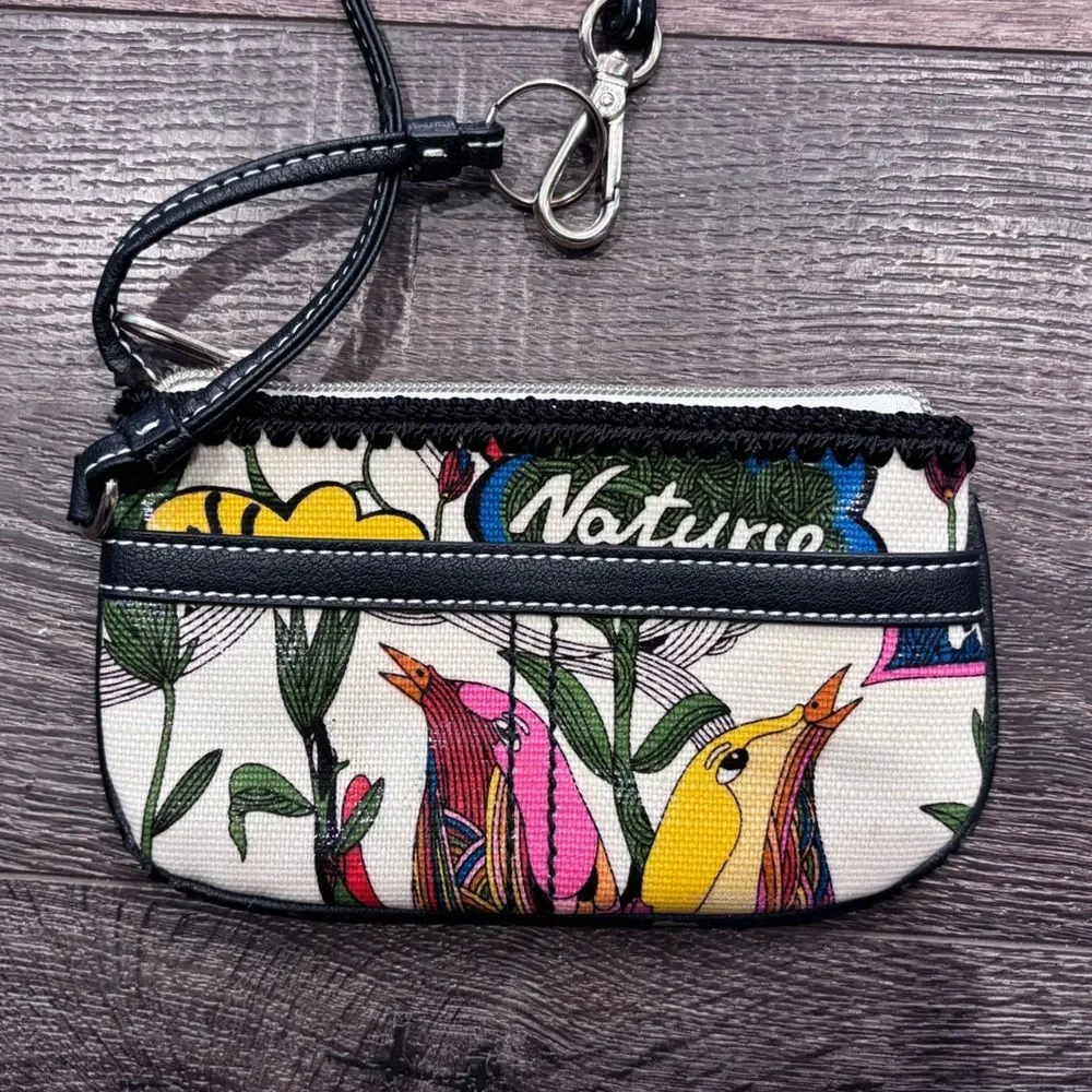 Sakroots Wristlet Small Nature Floral Print